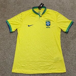 Nike Brazil National Soccer Team Jersey Mens‎ Size Large NWT